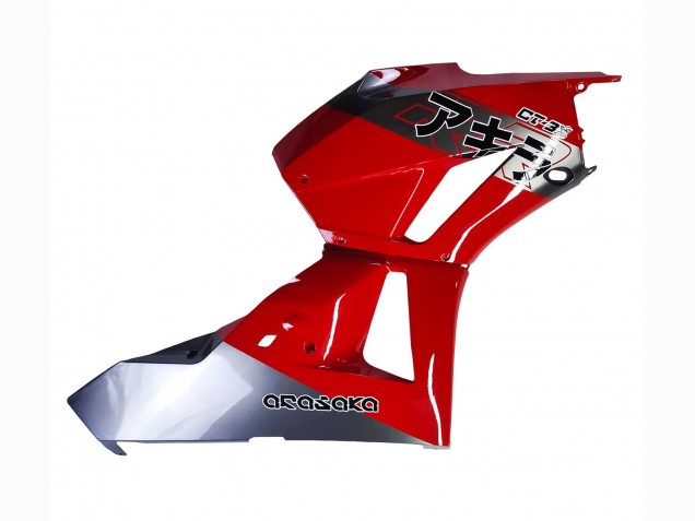 2013-2023 Silver Red Honda CBR600RR Motorcycle Fairings