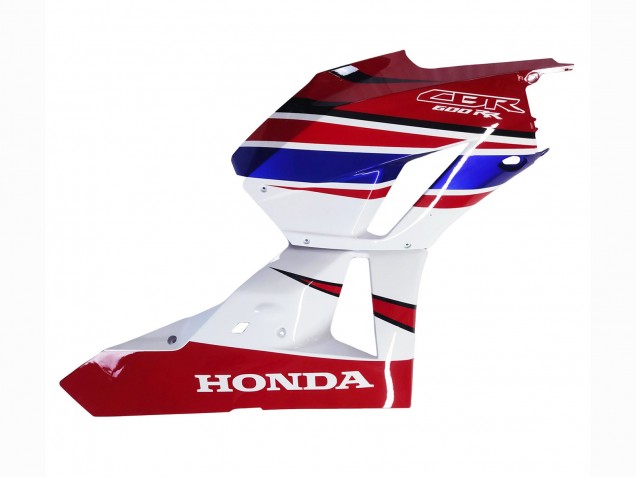 2013-2023 White Red Blue Honda CBR600RR Motorcycle Fairing