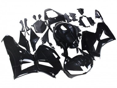 2013-2023 Glossy Black Honda CBR600RR Motorcycle Fairings