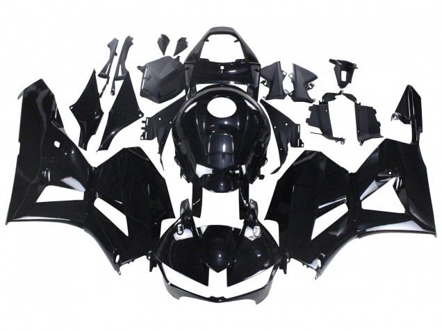 2013-2023 Glossy Black Honda CBR600RR Motorcycle Fairings