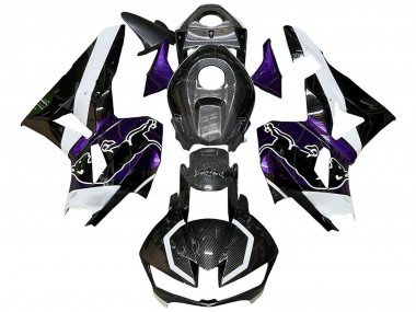 2013-2023 Black Carbon Fiber White Purple Red Bull Honda CBR600RR Motorcycle Fairings