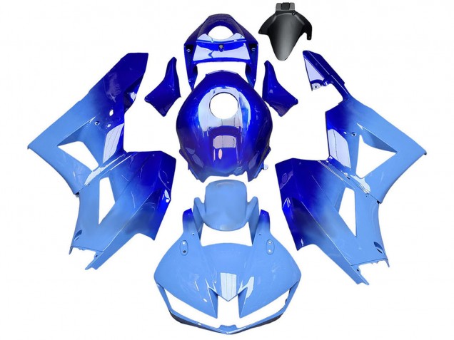 2013-2023 Blue Light Blue Honda CBR600RR Motorcycle Fairings