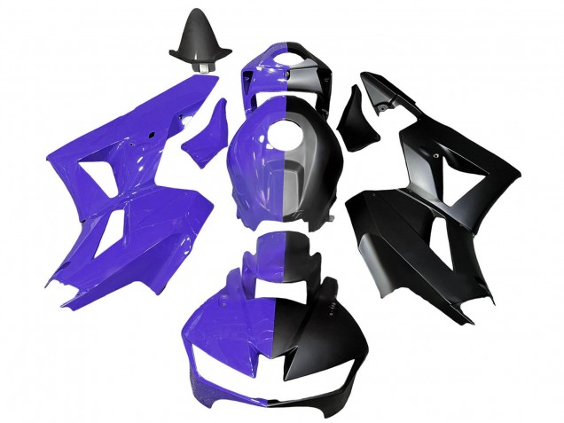 2013-2023 Purple Matte Black Split Honda CBR600RR Motorcycle Fairings
