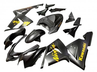 2004-2005 Black Ninja Kawasaki ZX10R Motorcycle Fairings