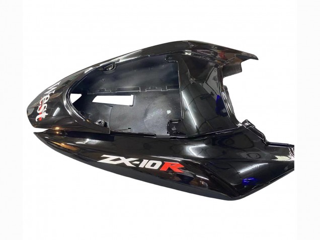 2004-2005 White Black West Ninja Kawasaki ZX10R Motorcycle Fairings