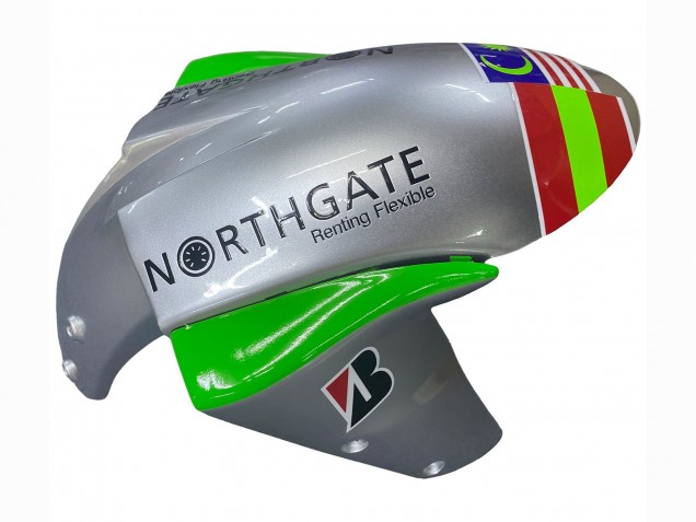 2004-2005 Green Silver Black 69 Kawasaki ZX10R Motorcycle Fairings