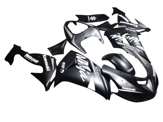 2006-2007 Matte Black Kawasaki ZX10R Motorcycle Fairing