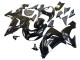 2006-2007 Glossy Black Kawasaki ZX10R Motorcycle Fairings