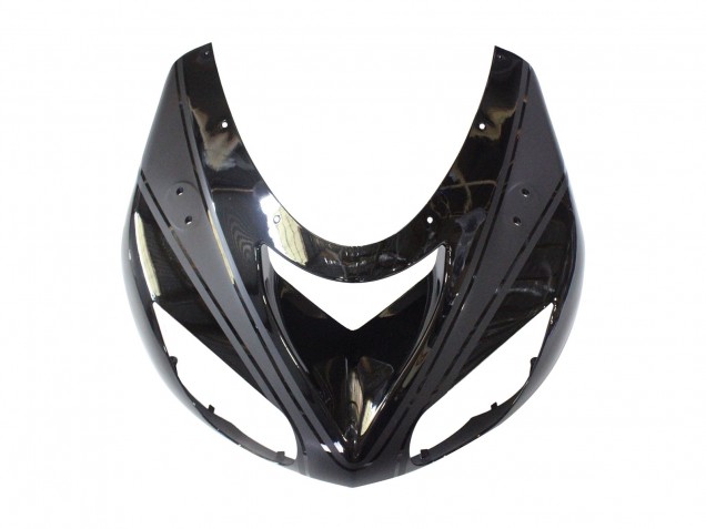 2006-2007 Matte Black Glossy Black Kawasaki ZX10R Motorcycle Fairings