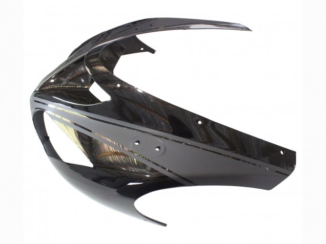 2006-2007 Matte Black Glossy Black Kawasaki ZX10R Motorcycle Fairings