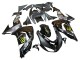 2006-2007 Grey Yellow Glossy Black Monster Elf Kawasaki ZX10R Motorcycle Fairings