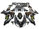 2006-2007 Grey Yellow Glossy Black Monster Elf Kawasaki ZX10R Motorcycle Fairings