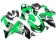 2006-2007 Green White Black Kawasaki ZX10R Motorcycle Fairing Kits