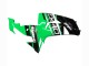 2006-2007 Green White Black Kawasaki ZX10R Motorcycle Fairing Kits