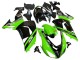 2006-2007 Green Black Elf Touch4 3M Kawasaki ZX10R Motorcycle Fairings