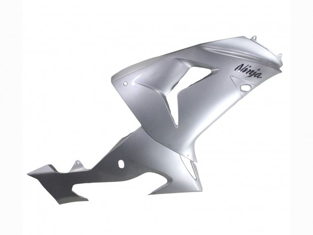 2006-2007 Silver Black Ninja Kawasaki ZX10R Motorcycle Fairings