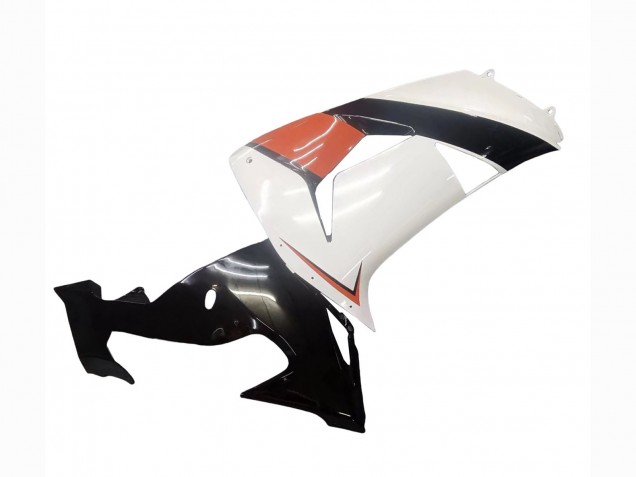 2006-2007 White Orange Black Kawasaki ZX10R Motorcycle Fairings