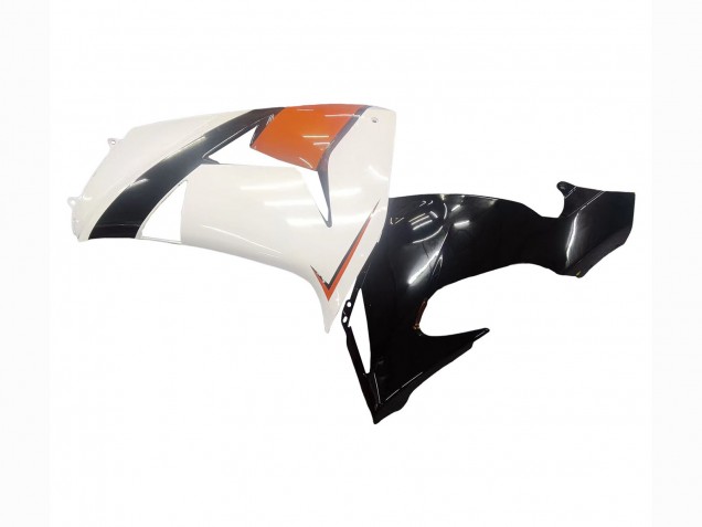 2006-2007 White Orange Black Kawasaki ZX10R Motorcycle Fairings