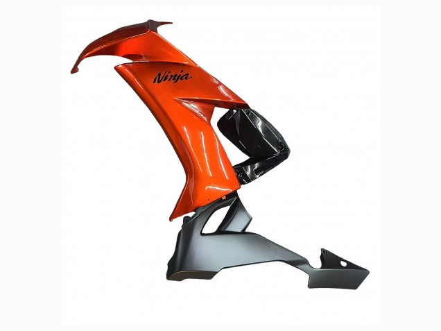 2008-2010 Burnt Orange Black Kawasaki ZX10R Motorcycle Fairings