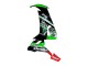 2008-2010 Green White Red Black Monster Elf 66 Kawasaki ZX10R Motorcycle Fairings