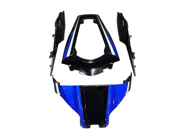 2011-2015 Blue White Glossy Black Kawasaki ZX10R Motorcycle Fairings