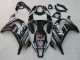 2011-2015 Glossy Black White Elf Snow Decal Kawasaki ZX10R Motorcycle Fairings