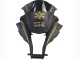 2011-2015 Matte Black Gold Snow Elf Kawasaki ZX10R Motorcycle Fairings