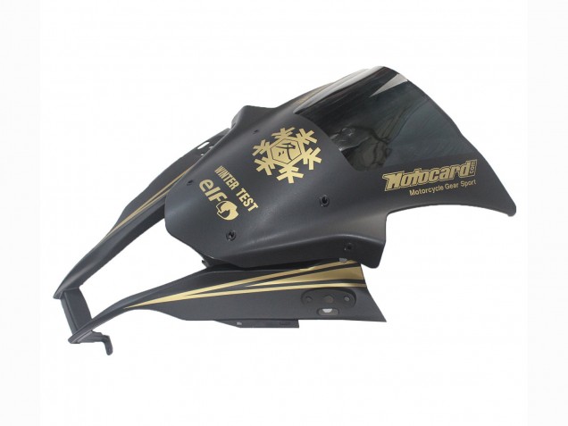 2011-2015 Matte Black Gold Snow Elf Kawasaki ZX10R Motorcycle Fairings