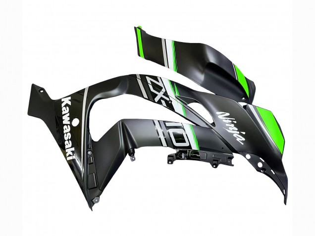 2016-2020 Matte Black Green White Ninja Kawasaki ZX10R Motorcycle Fairings