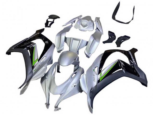 2016-2020 Silver Green Black Kawasaki ZX10R Motorcycle Fairing