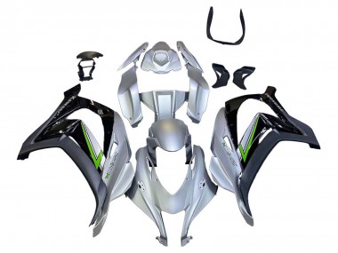 2016-2020 Silver Green Black Kawasaki ZX10R Motorcycle Fairing