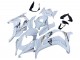 2016-2020 White Gold Black Kawasaki ZX10R Motorcycle Fairings