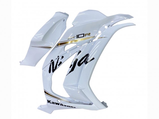 2016-2020 White Gold Black Kawasaki ZX10R Motorcycle Fairings
