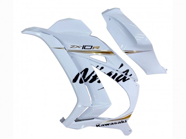 2016-2020 White Gold Black Kawasaki ZX10R Motorcycle Fairings