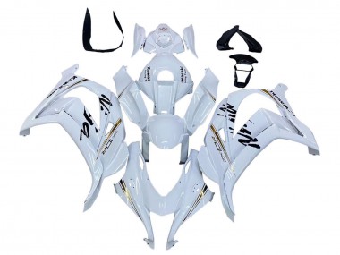 2016-2020 White Gold Black Kawasaki ZX10R Motorcycle Fairings