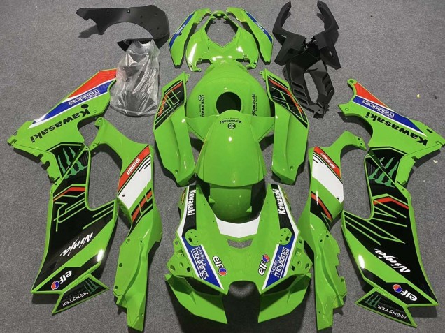 2021-2025 Green White Blue Black Red Showr Elf Mouldings Monster Kawasaki ZX10R Motorcycle Fairings