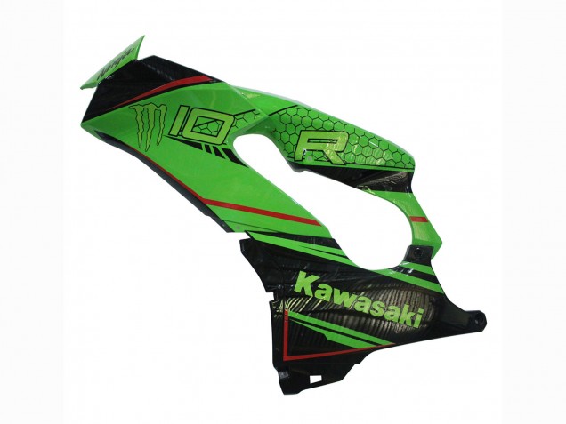 2021-2025 Green Glossy Black Kawasaki ZX10R Motorcycle Fairings