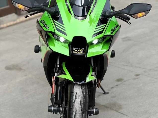 2021-2025 Green Glossy Black Kawasaki ZX10R Motorcycle Fairings