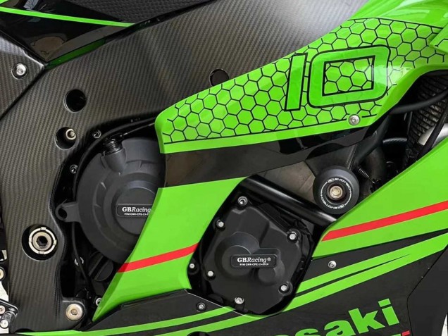 2021-2025 Green Glossy Black Kawasaki ZX10R Motorcycle Fairings