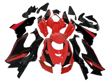 2021-2025 Red Glossy Black Kawasaki ZX10R Motorcycle Fairings