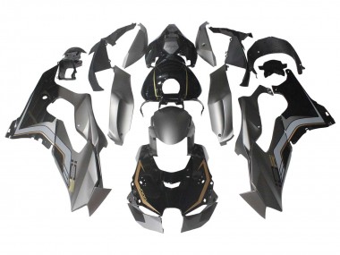 2021-2025 Black Grey Gold Kawasaki ZX10R Motorcycle Fairings
