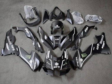 2021-2025 Glossy Black Green White Elf Snow Monster Kawasaki ZX10R Motorcycle Fairings