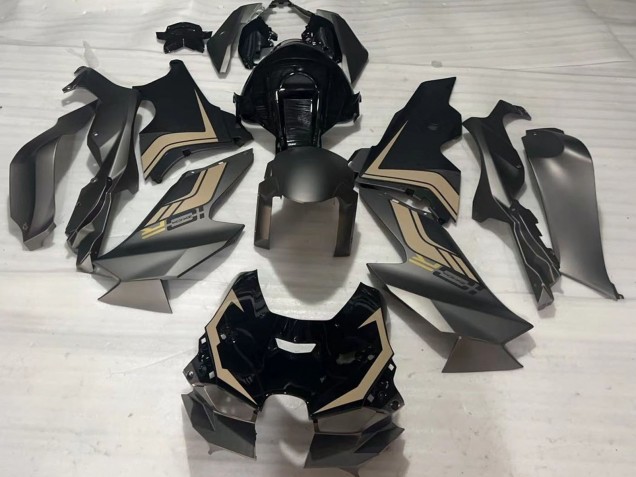 2021-2025 Matte Black Glossy Black Brown Kawasaki ZX10R Motorcycle Fairings