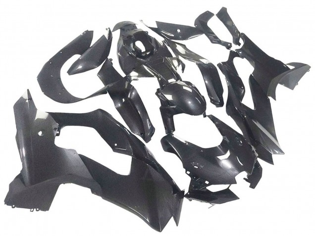 2021-2025 Black Carbon Fiber Kawasaki ZX10R Motorcycle Fairings