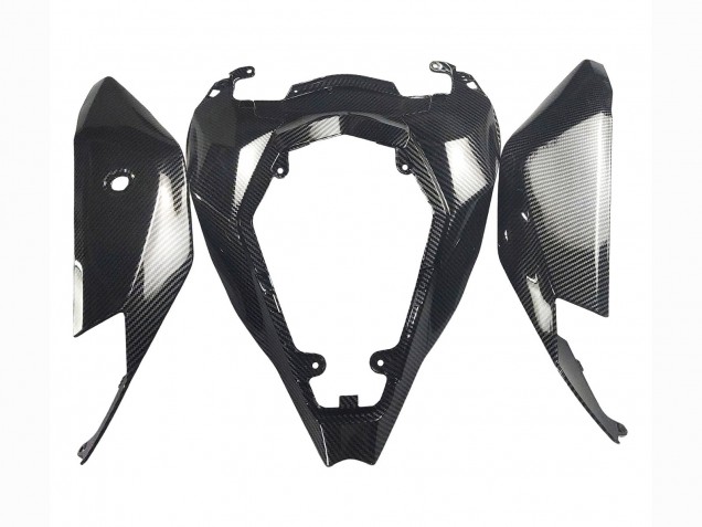 2021-2025 Black Carbon Fiber Kawasaki ZX10R Motorcycle Fairings