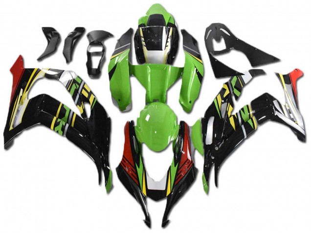 2021-2025 Green Yellow Red Black Kawasaki ZX10R Motorcycle Fairings