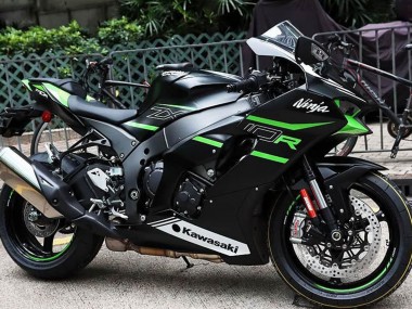 2021-2025 Black Green White Kawasaki ZX10R Motorcycle Fairings