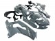 2021-2025 Grey Kawasaki ZX10R Motorcycle Fairings