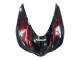 2006-2011 Glossy Black Red Flame Kawasaki ZX14R ZZR1400 Motorcycle Fairing Kits