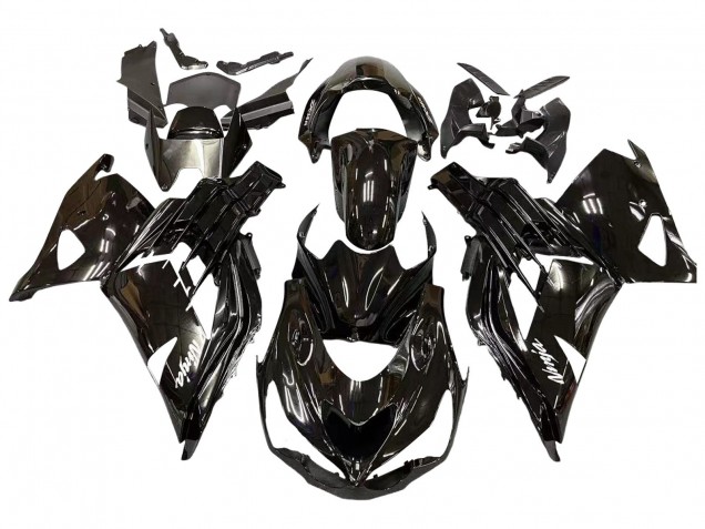 2012-2024 Glossy Black Matte Black White Ninja Kawasaki ZX14R ZZR1400 Motorcycle Fairings